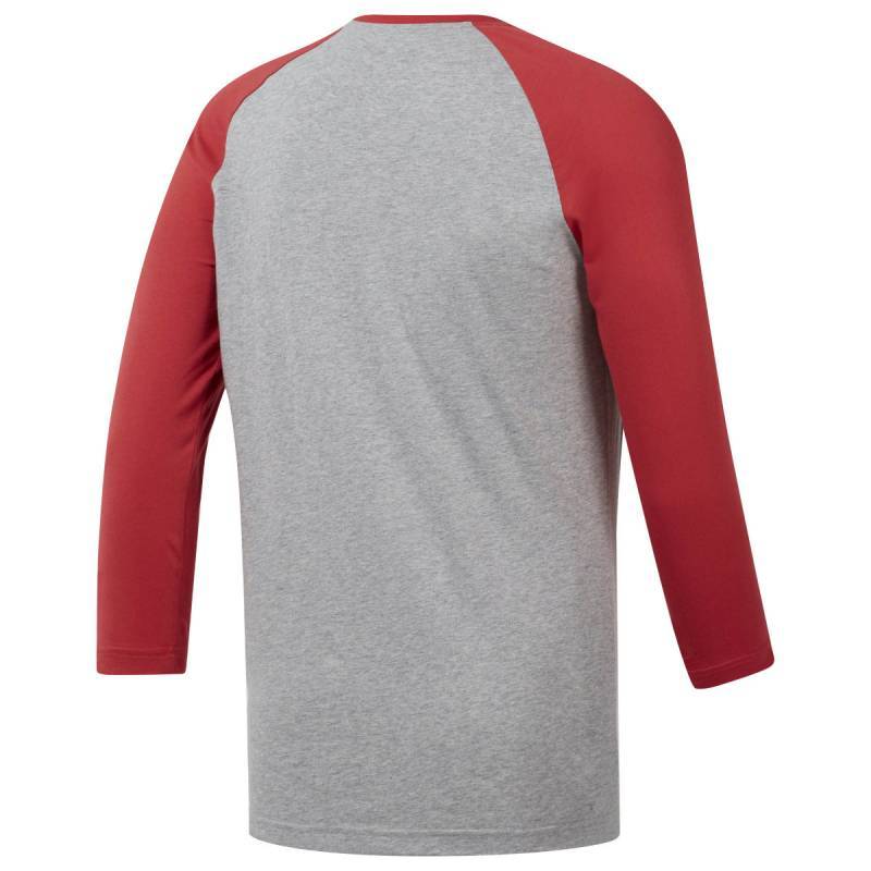 Pánské tričko Reebok CrossFit Sticker Rip Raglan - DY8441