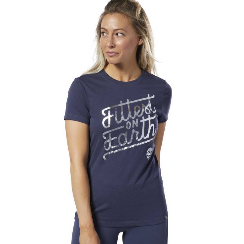 Damen T-Shirt Reebok CrossFit Fittest on Earth Tee - DY8411