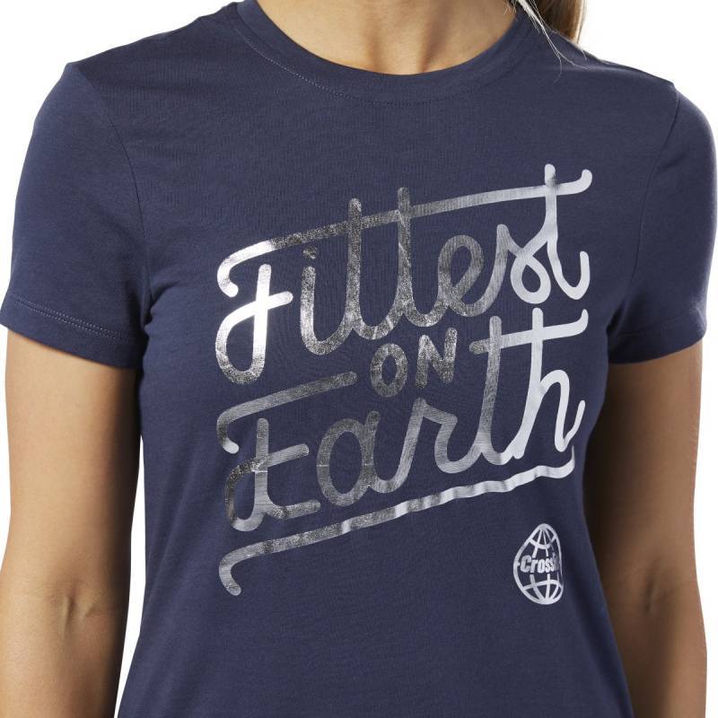 Damen T-Shirt Reebok CrossFit Fittest on Earth Tee - DY8411