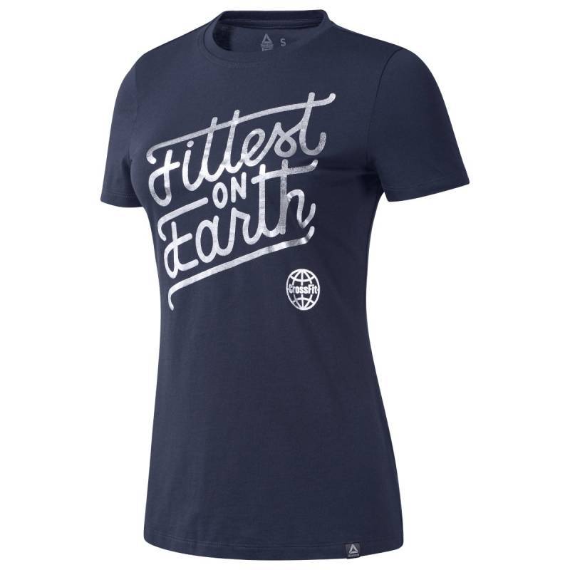 Damen T-Shirt Reebok CrossFit Fittest on Earth Tee - DY8411