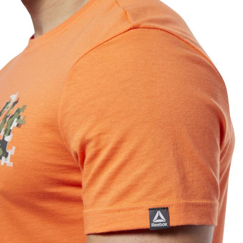 Pánské tričko Reebok CrossFit Camo Logo Tee - DY8446