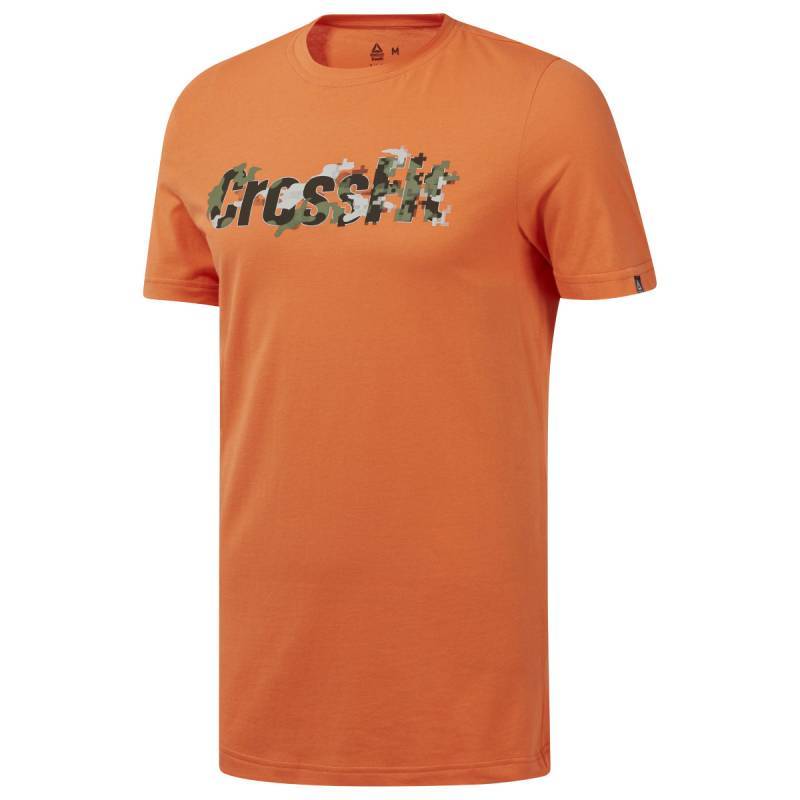 Man T-Shirt Reebok CrossFit Camo Logo Tee - DY8446