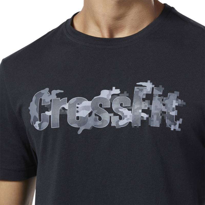 Man T-Shirt Reebok CrossFit Camo Logo Tee - EC1478