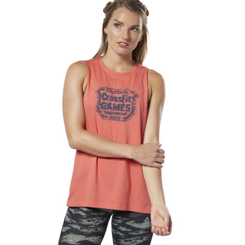 Woman top Reebok CrossFit Distressed Games Crest - DY8409