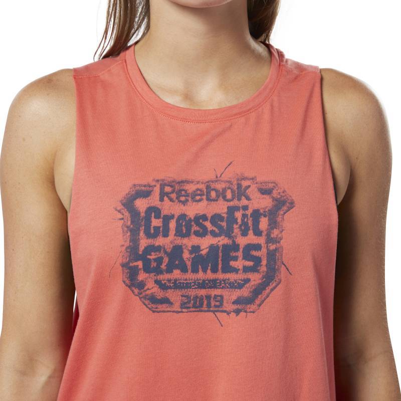 Woman top Reebok CrossFit Distressed Games Crest - DY8409