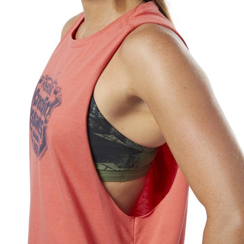 Woman top Reebok CrossFit Distressed Games Crest - DY8409