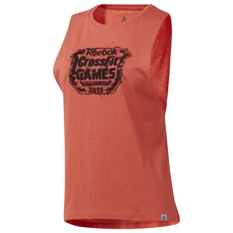 Woman top Reebok CrossFit Distressed Games Crest - DY8409