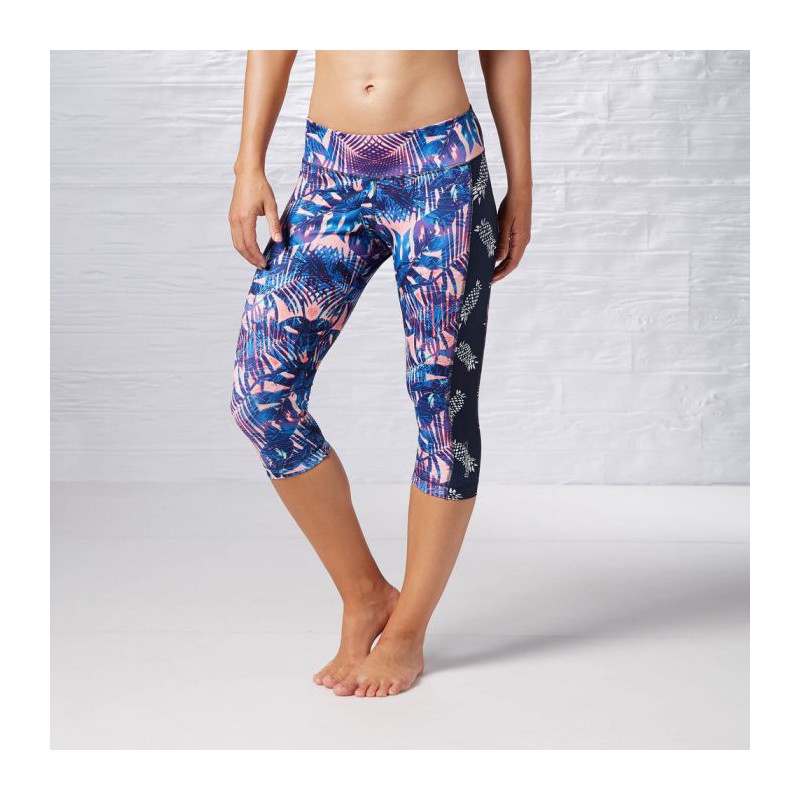 Dámské legíny Reebok YOG PRINT CAP B83934