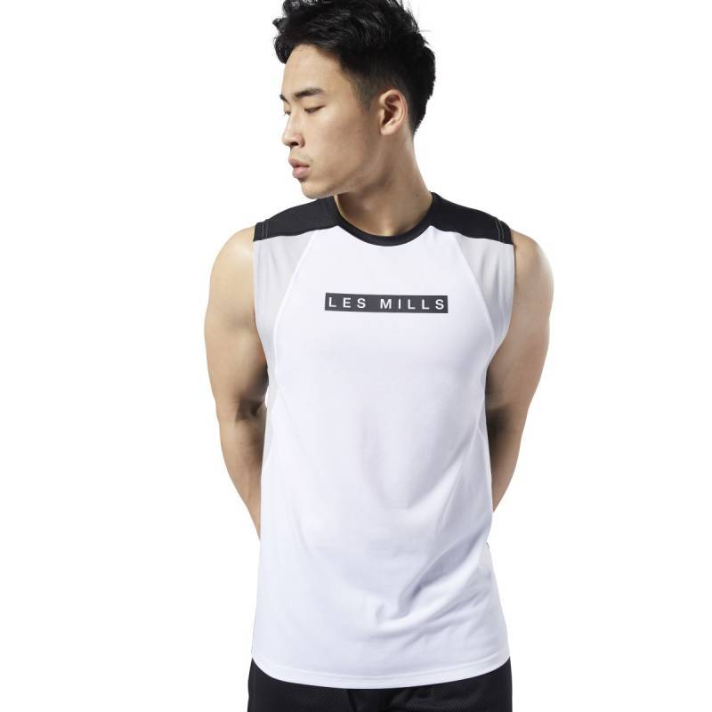 Man T-Shirt Les Mills SmartVent Tank - ED0571