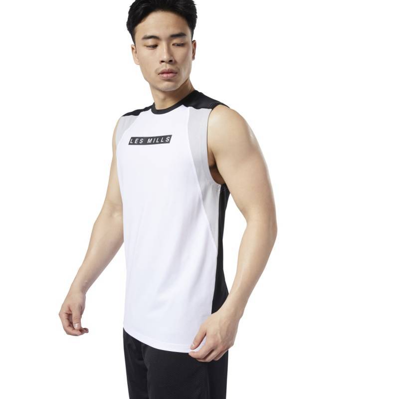 Man T-Shirt Les Mills SmartVent Tank - ED0571