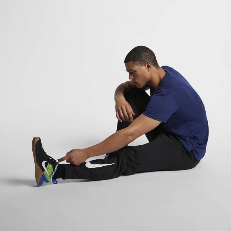 Pánské tréninkové tričko Nike Breathe blue-viod