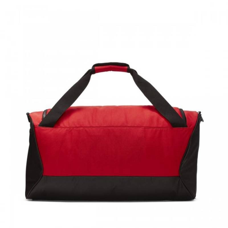 nike brasilia duffel bag red
