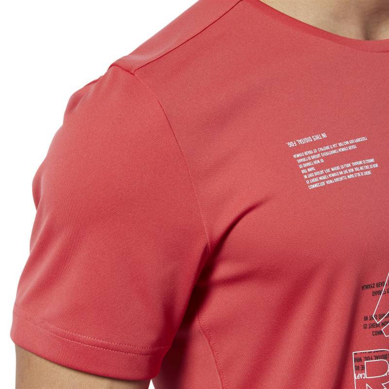 Man T-Shirt WOR POLY GRAPHIC SS TEE - EJ6333