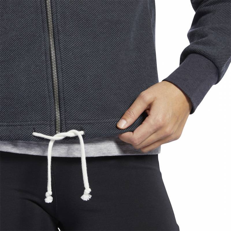 Dámská mikina TE Textured Logo FullZip - FJ2732