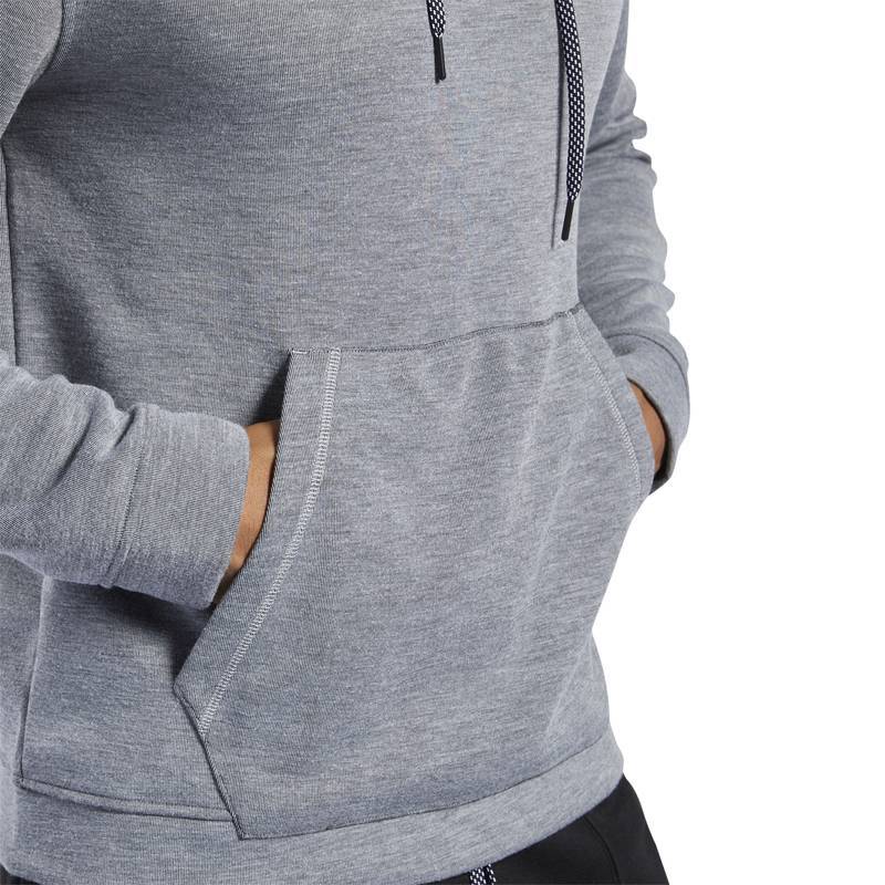 Man hoodie WOR DBL KNIT OTH HOOD - FP6635