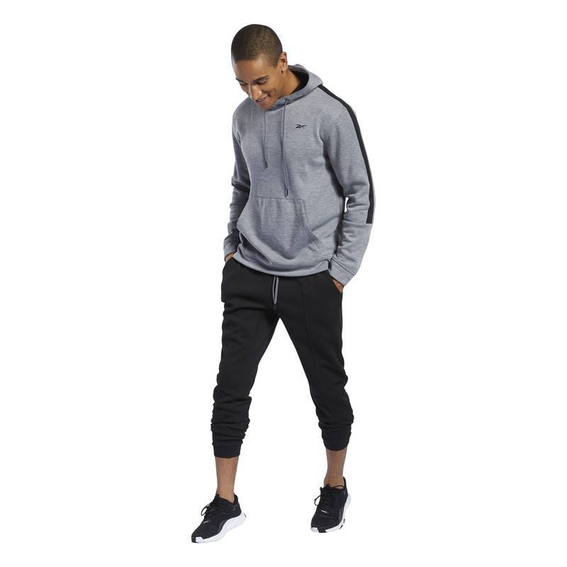 Man hoodie WOR DBL KNIT OTH HOOD - FP6635