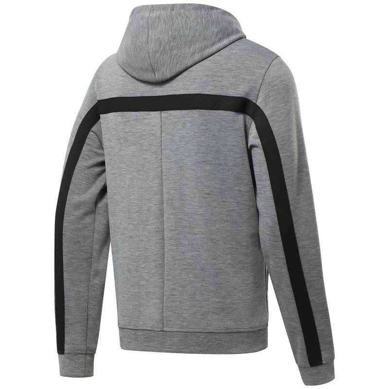 Man hoodie WOR DBL KN FZ HOOD - FP6634