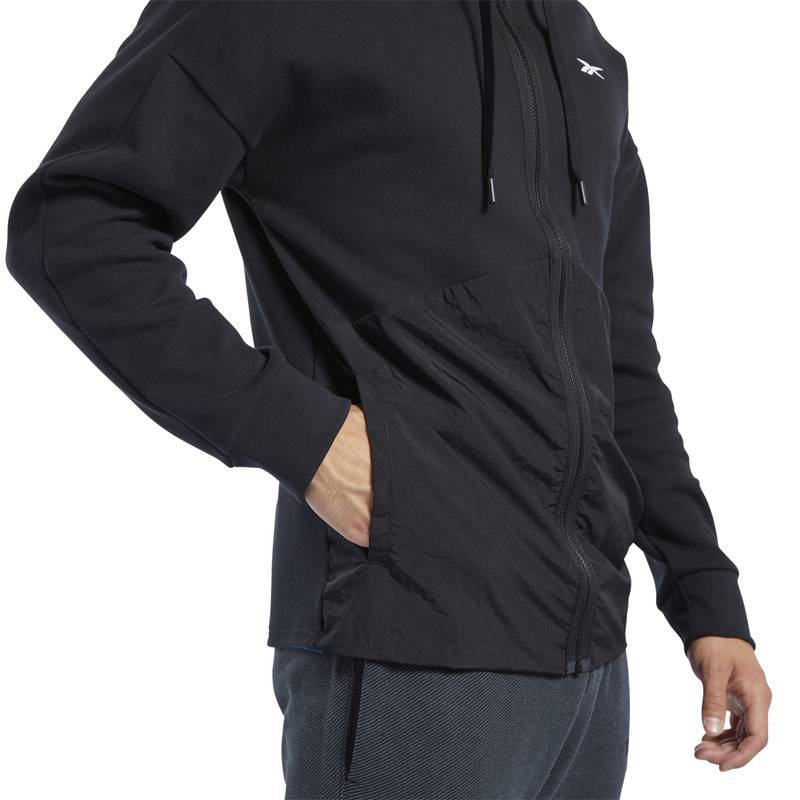 Man hoodie TS Knit-Woven FZ Hoodie - FJ4626