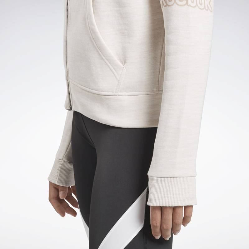 Woman hoodie TE Marble FZ - EC2327