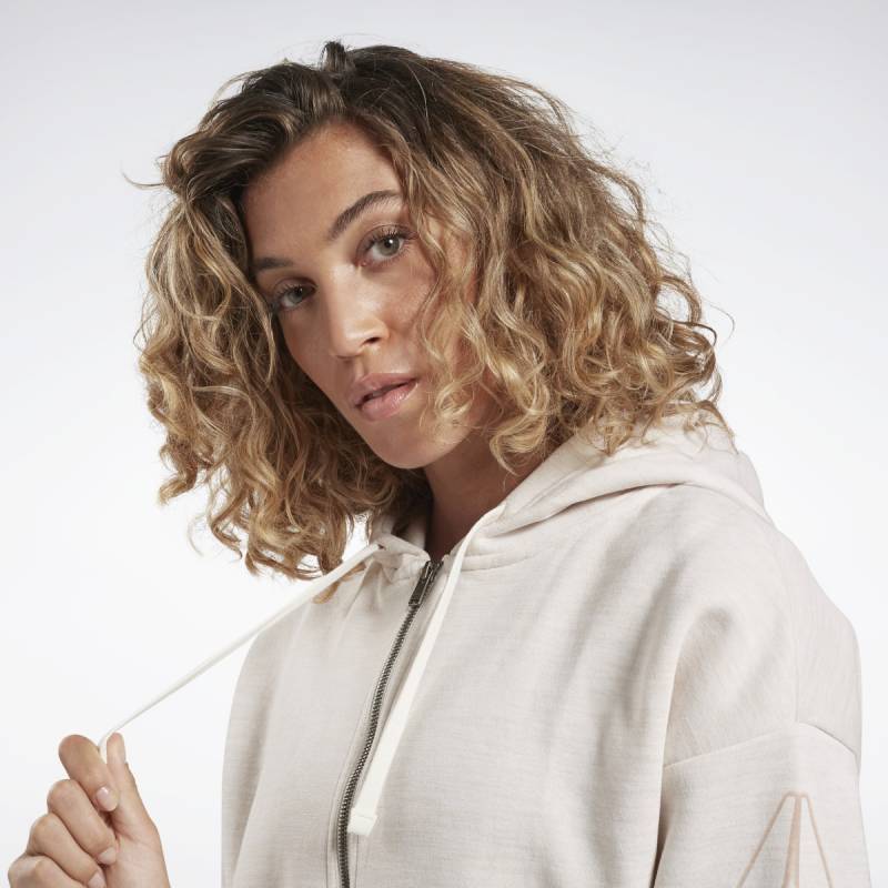 Woman hoodie TE Marble FZ - EC2327