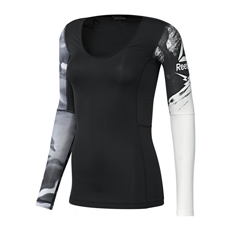 Woman compression T-Shirt AC LS COMPRESSION B45924