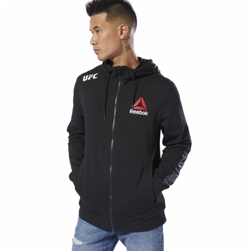 Pánská mikina UFC FK BLANK WALKOUT HOOD - CD8585