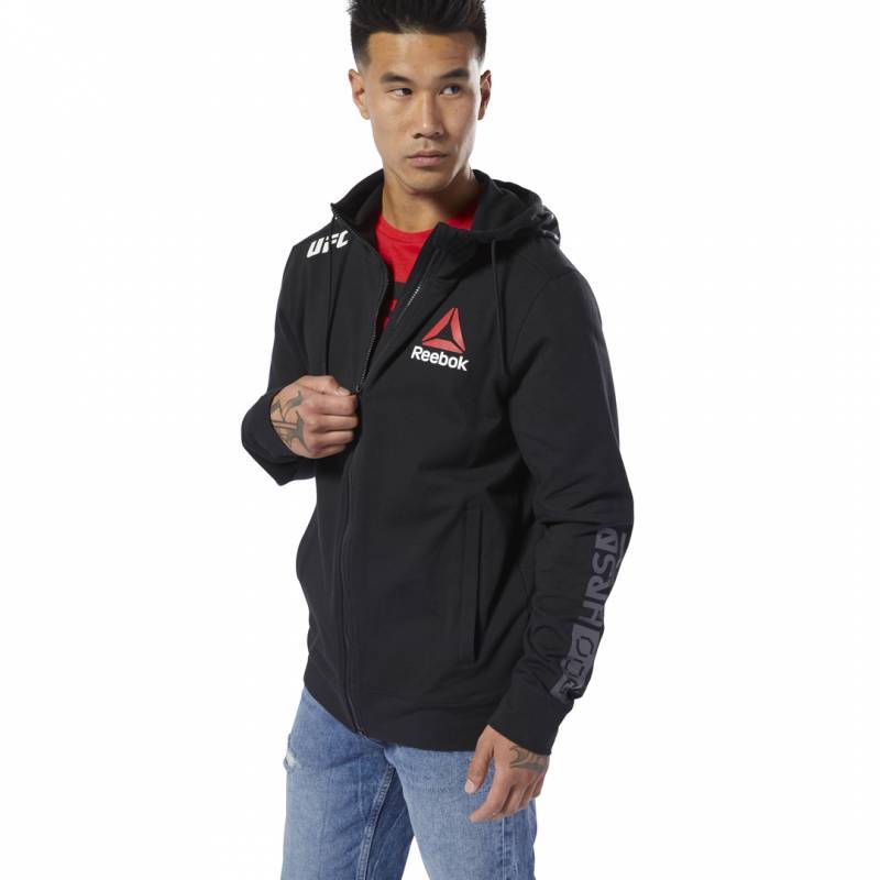Pánská mikina UFC FK BLANK WALKOUT HOOD - CD8585