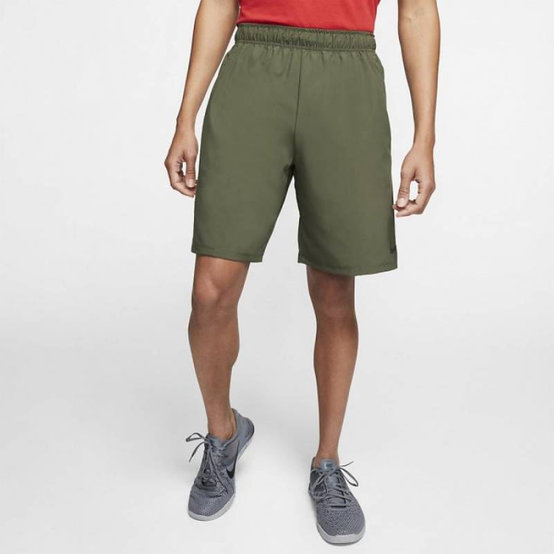 Pánské šortky M NK FLX SHORT WOVEN 2.0 - zelené