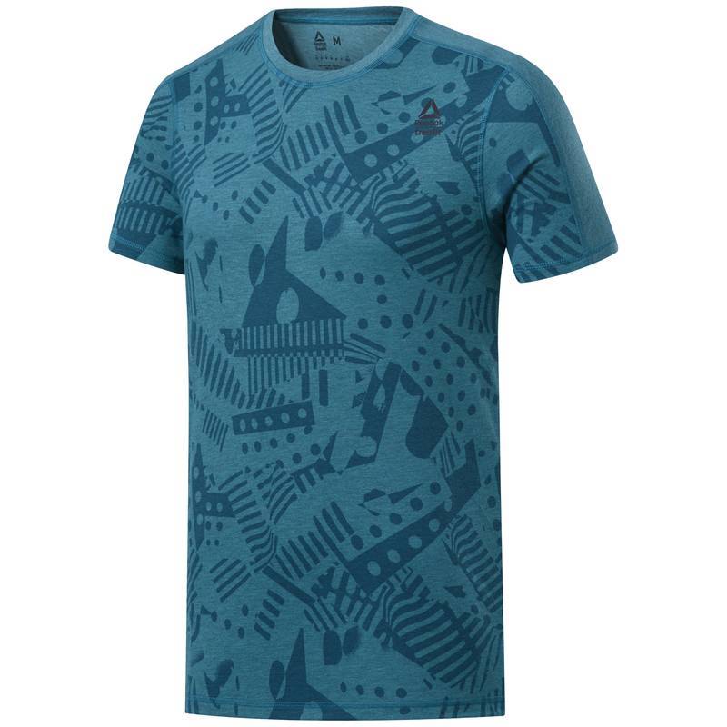 Man T-Shirt Reebok CrossFit Move Tee - Print - FJ5286