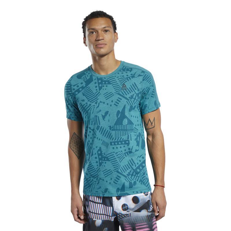 Man T-Shirt Reebok CrossFit Move Tee - Print - FJ5286