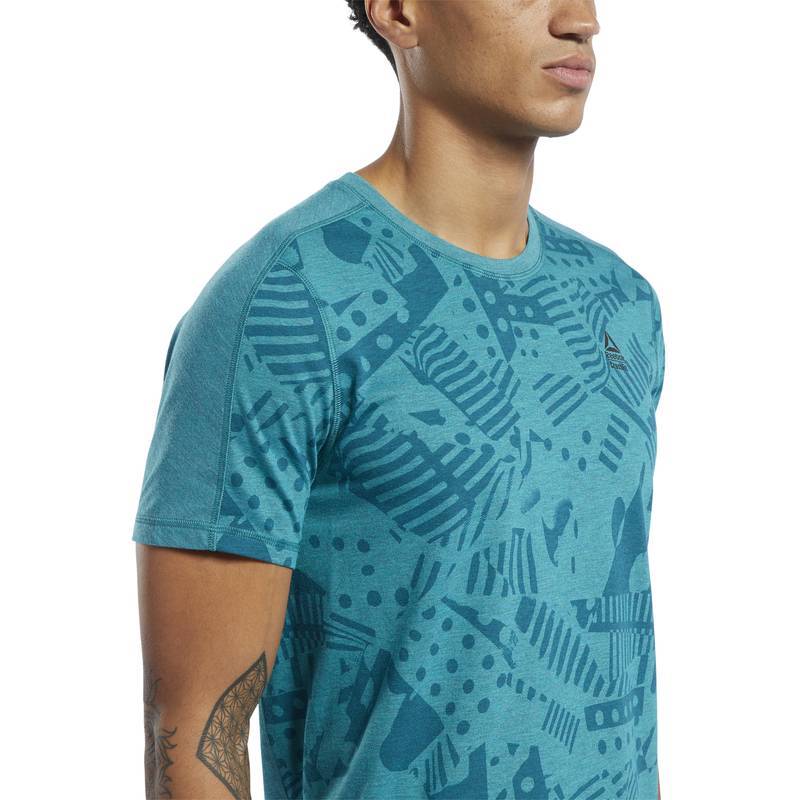 Man T-Shirt Reebok CrossFit Move Tee - Print - FJ5286