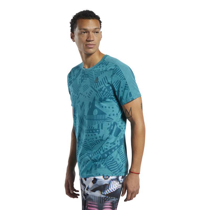 Pánské tričko Reebok CrossFit Move Tee - Print - FJ5286