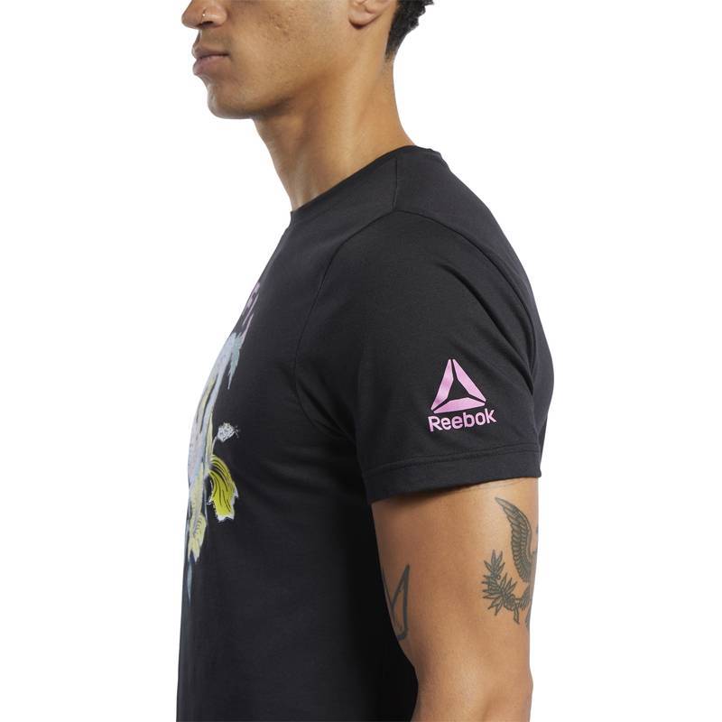 Man T-Shirt Reebok CrossFit Surfing Bear Tee - FK4331