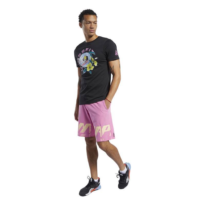 Man T-Shirt Reebok CrossFit Surfing Bear Tee - FK4331