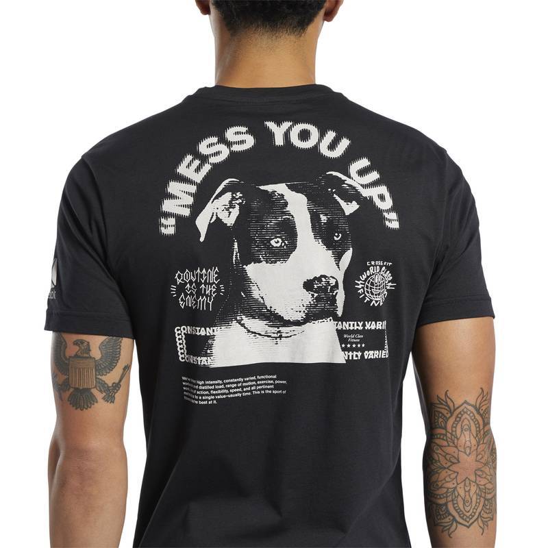 Pánské tričko Reebok CrossFit Mess You Up Graphic T - FJ5285