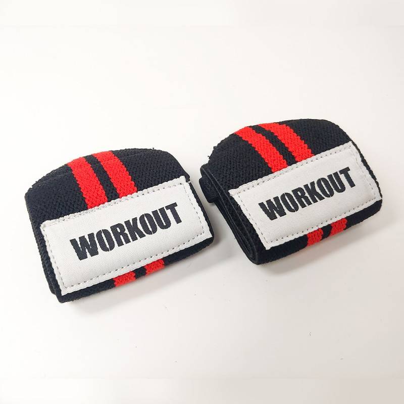 Zpevňovače zápěstí WORKOUT 30 cm - red