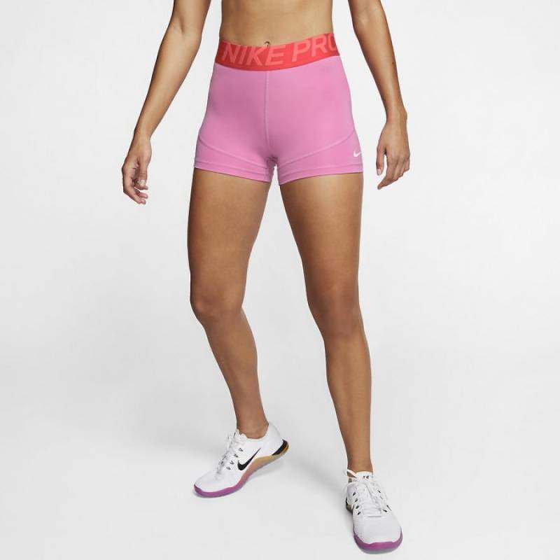 Dámské šortky Nike Pro SHRT 3IN - pink