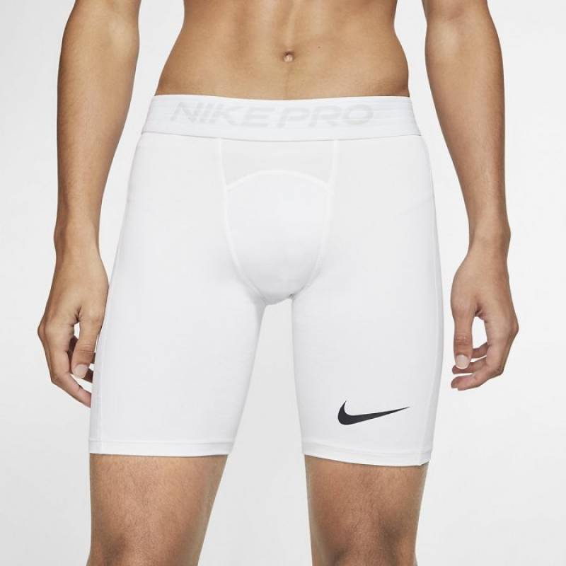 Herrenshorts Nike Pro Mens Training - weiss