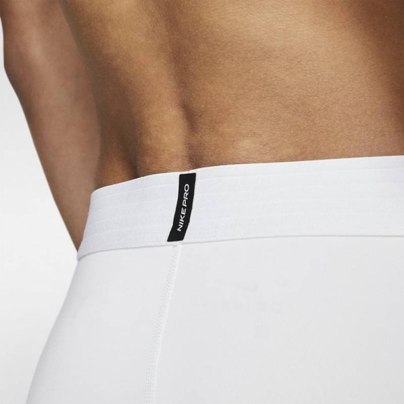 Pánské šortky Nike Pro Mens Training - bílé