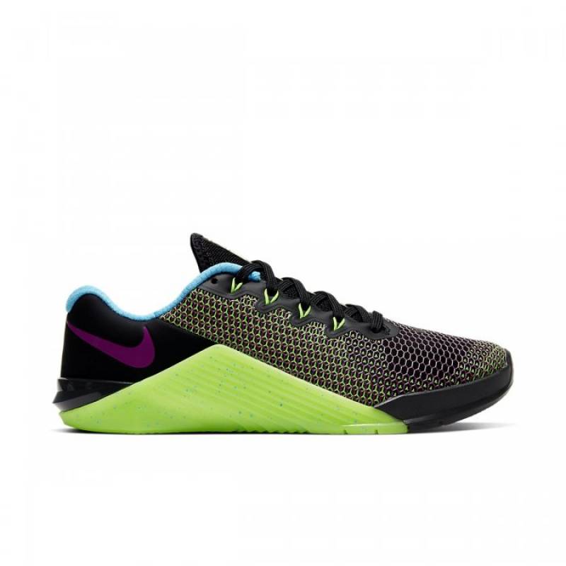 Damenschuhe Nike Metcon 5 AMP - schwarz/grün/rosa