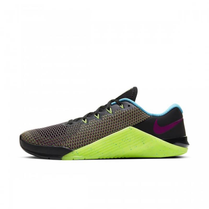 Man Shoes Nike Metcon 5 AMP black/green/pink