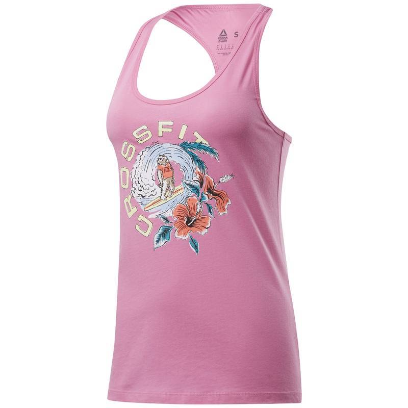 Woman top Reebok CrossFit Surfing Bear Tank - FJ5321