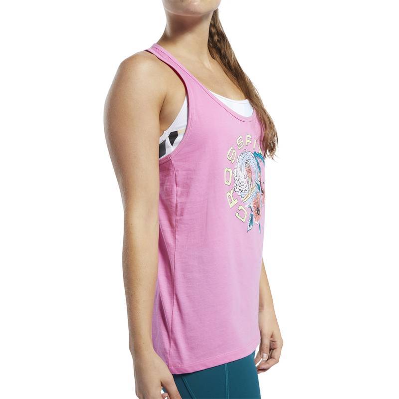Dámský top Reebok CrossFit Surfing Bear Tank - FJ5321