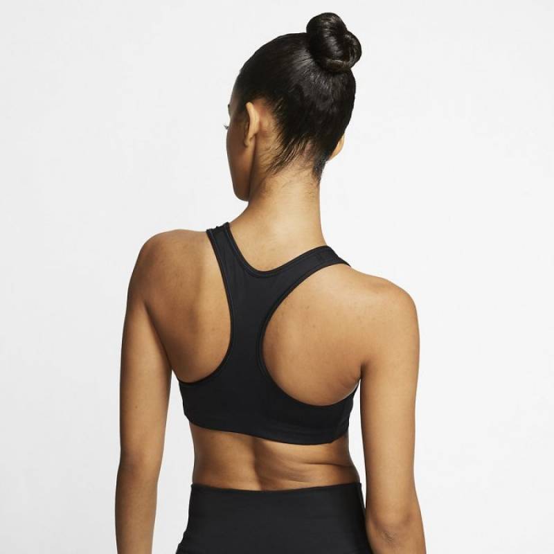 Dámská sportovní podprsenka Nike Swoosh - medium support black