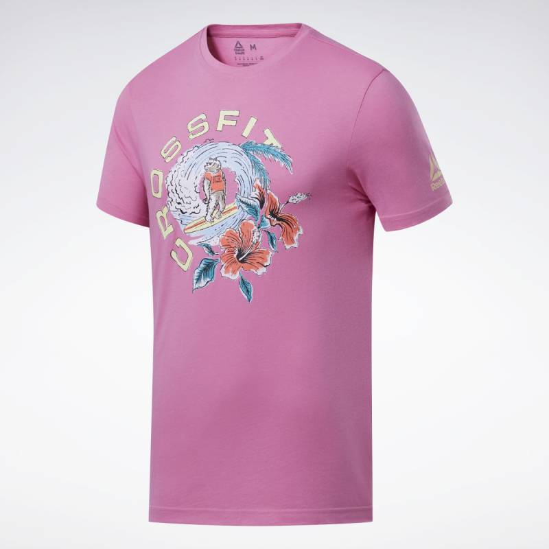 Man T-Shirt Reebok CrossFit Surfing Bear Tee - FJ5279