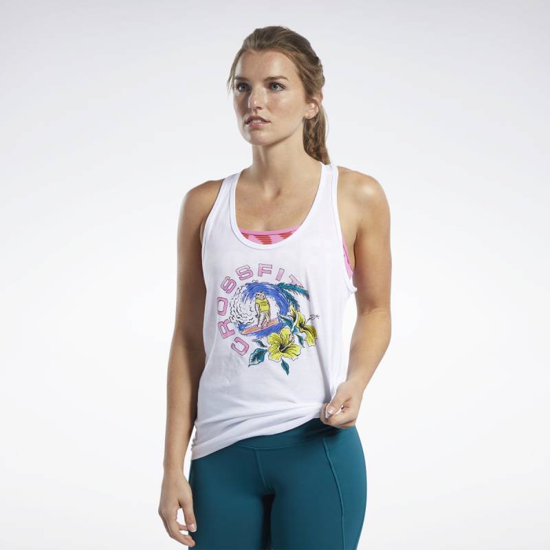Dámský top Reebok CrossFit Surfing Bear Tank - FK4398