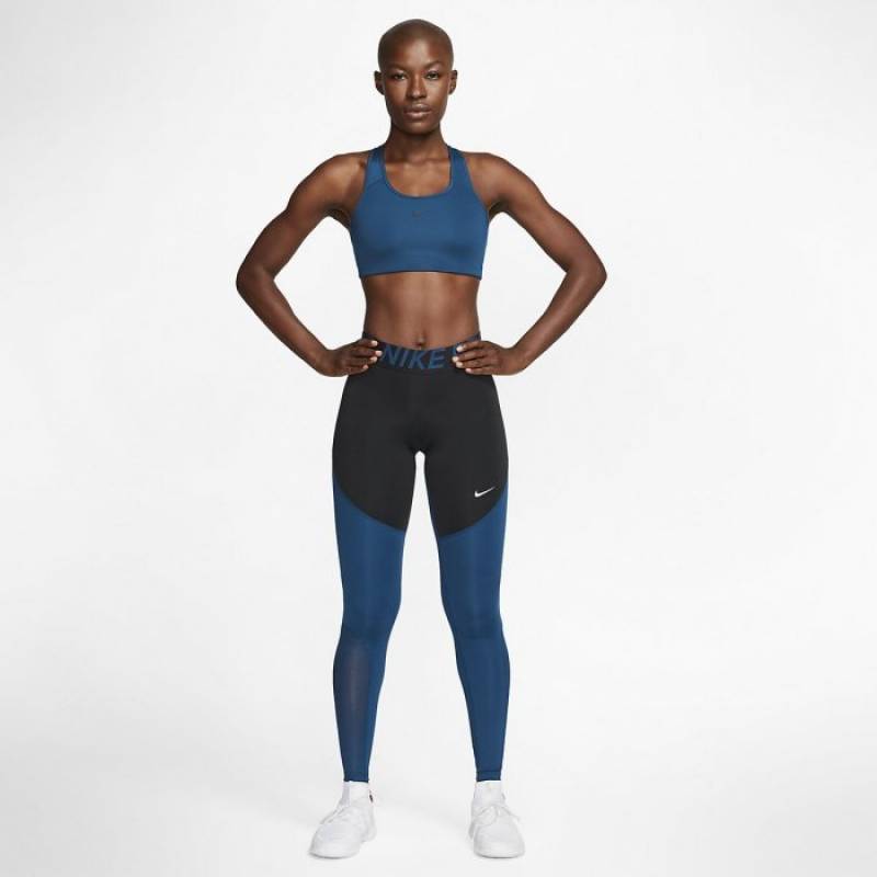 Woman Tight Nike pro black/dark blue