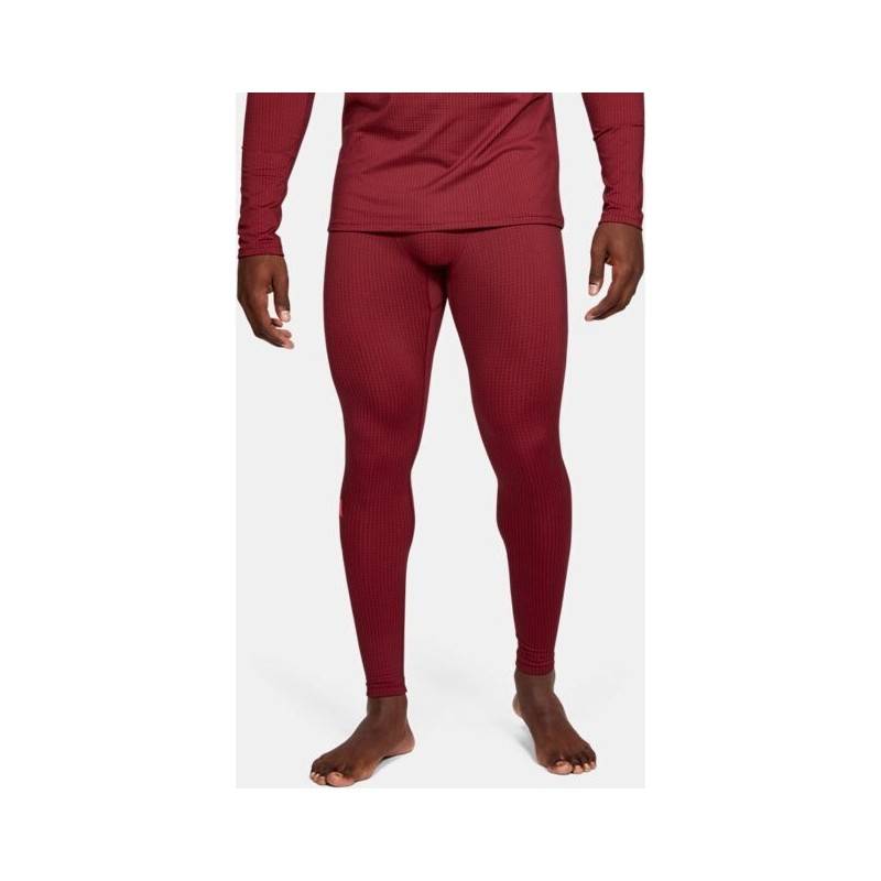 Mens ColdGear Armour Leggings red