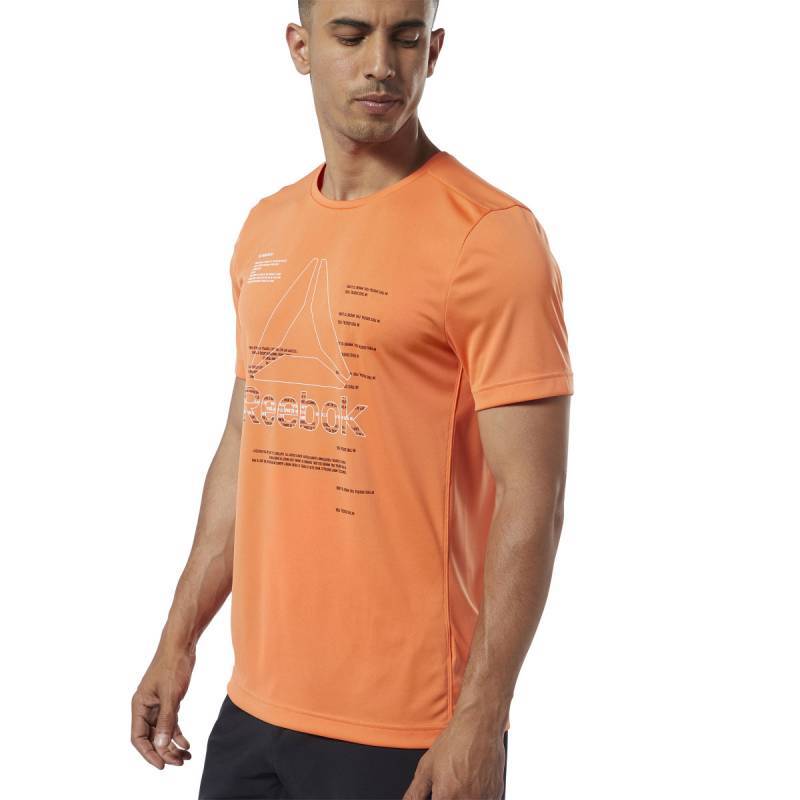 Herren T-Shirt WOR POLY GRAPHIC SS TEE - EC0867