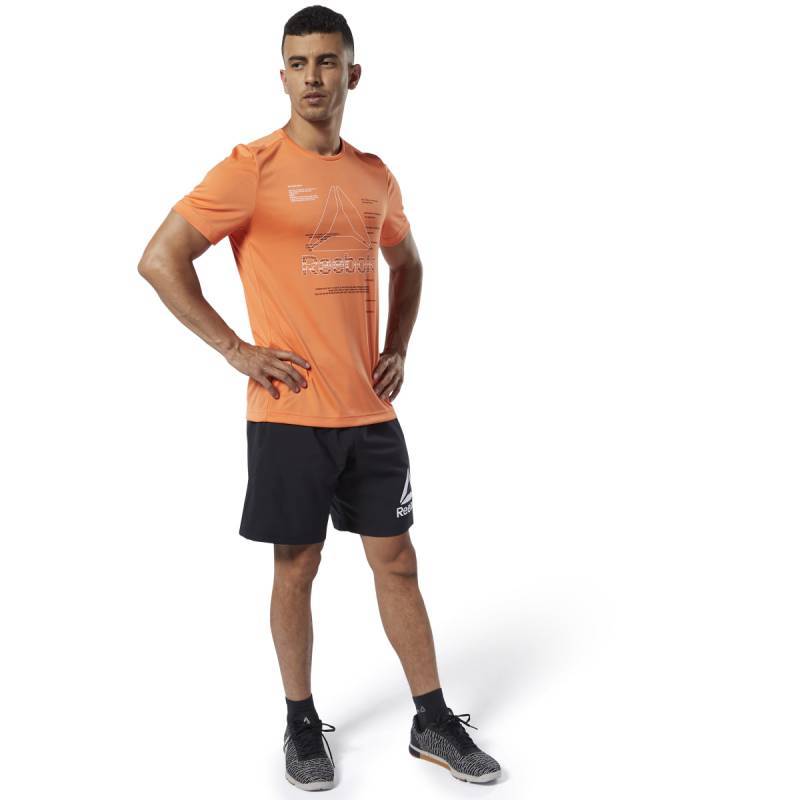 Herren T-Shirt WOR POLY GRAPHIC SS TEE - EC0867